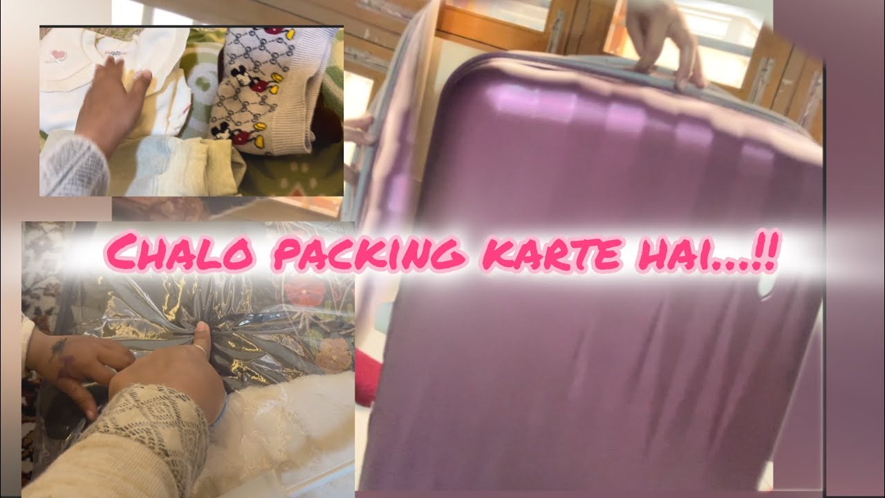 Let’s pack with me for vacation @Ambala @Dehradun @Uttarakhand @Jollygrant @travelvlog @babytravel