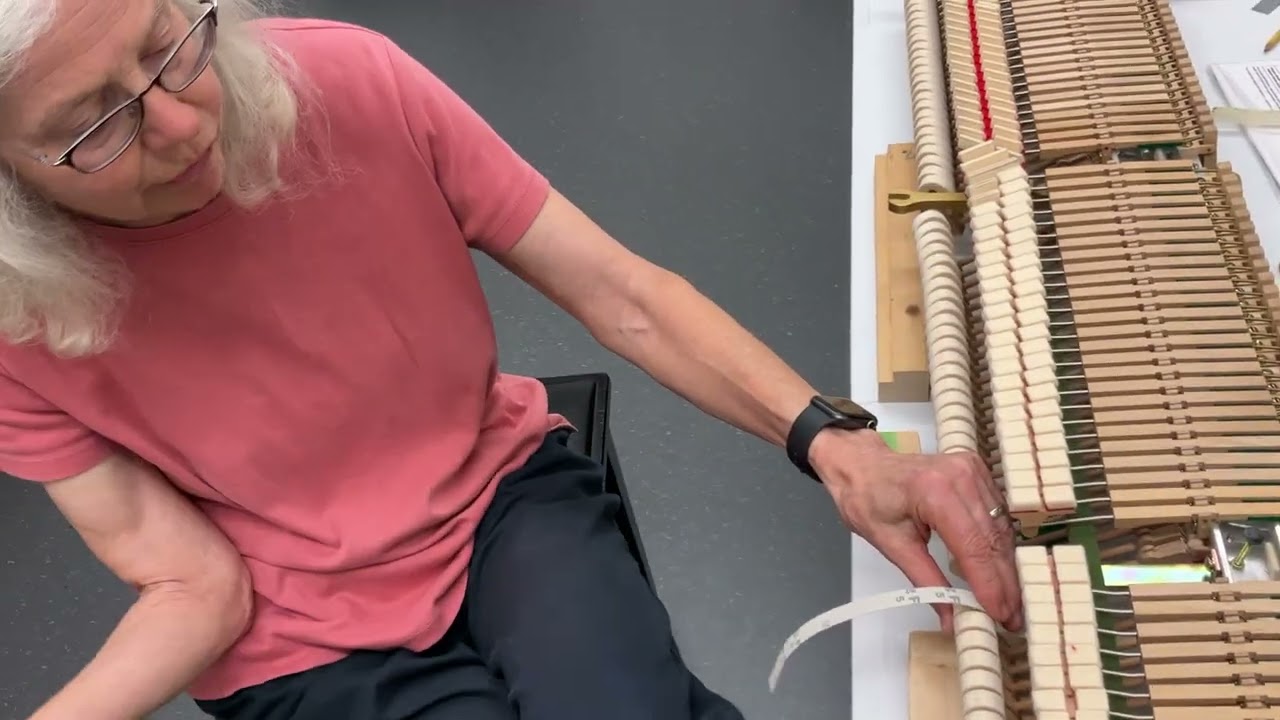 Voicing and shaping the vertical hammer