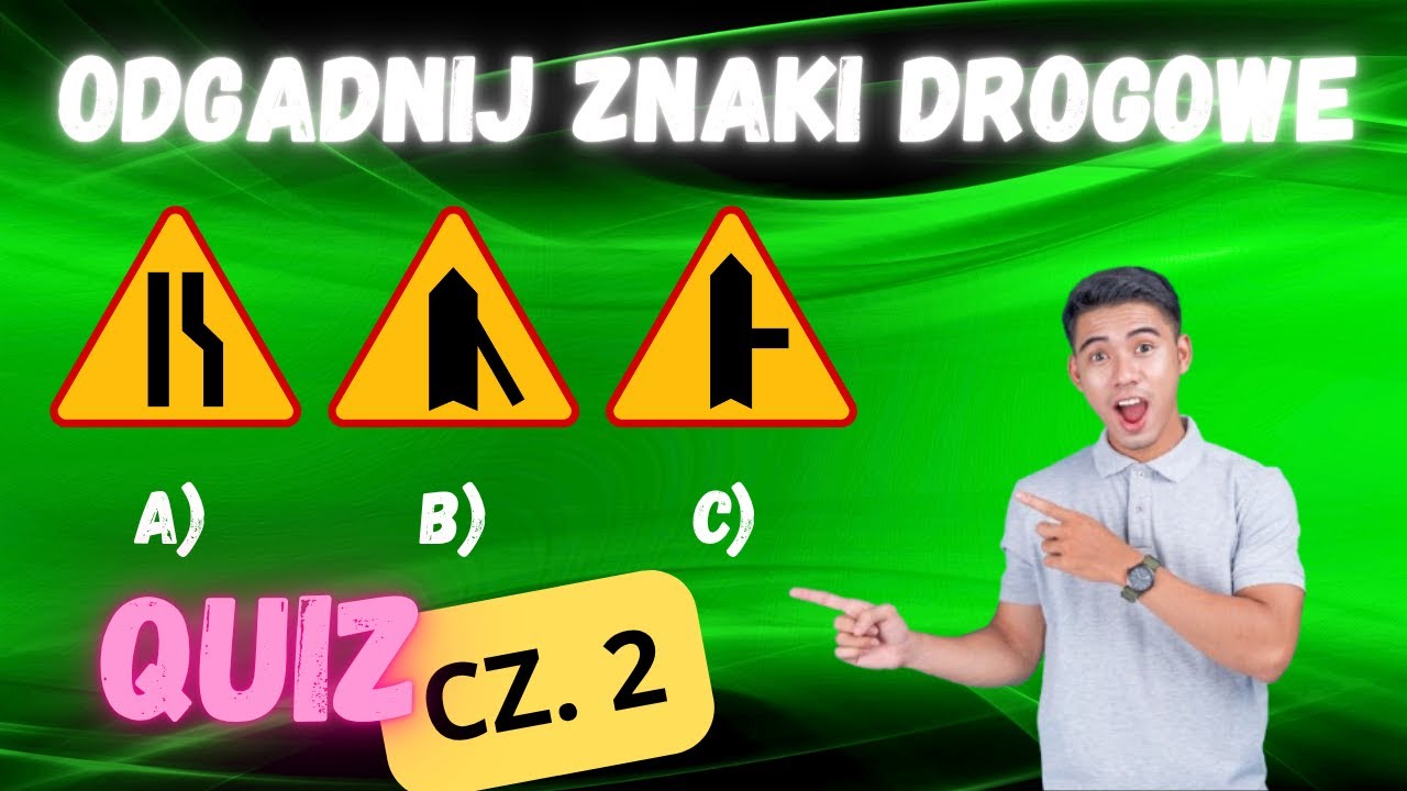 Czy rozpoznasz te znaki? Wybierz tylko jeden z trzech ! CZ. 2