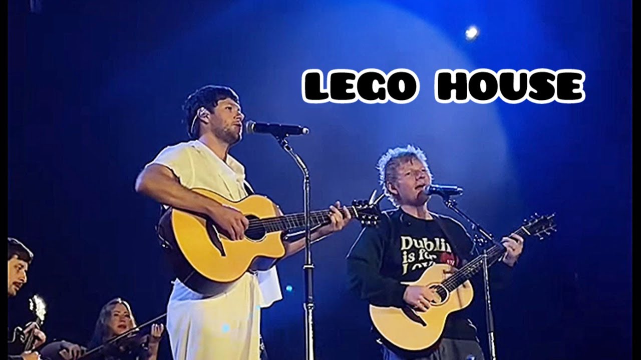 Niall Horan & Ed Sheeran singing LEGO HOUSE in Dublin