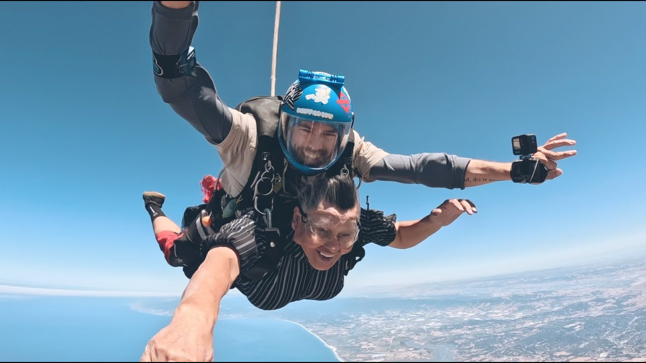 Regina's First Skydive Experience - World's Highest Skydive