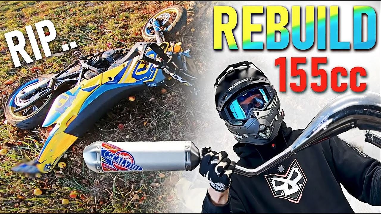 Aus TOTALSCHADEN wird 155cc GLANZ  -  HUSKY REBUILD - Folge 1