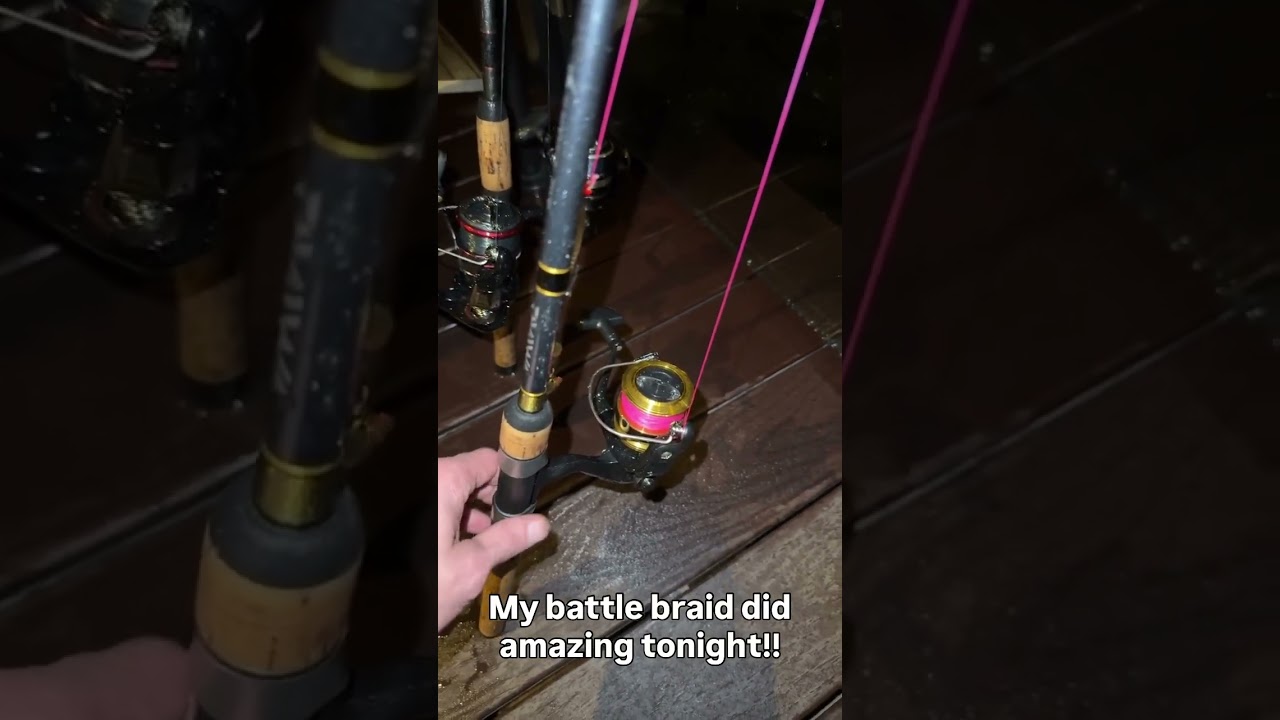 Shout out battle braid my first time using braided line feels amazing Definitely making the swi