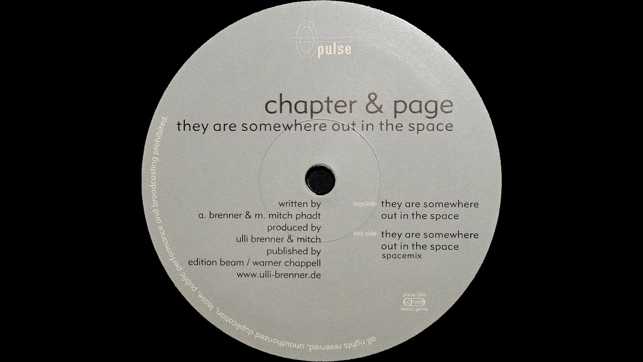 Chapter & Page - They Are Somewhere Out In The Space (Space Mix) [HQ Vinyl Rip]
