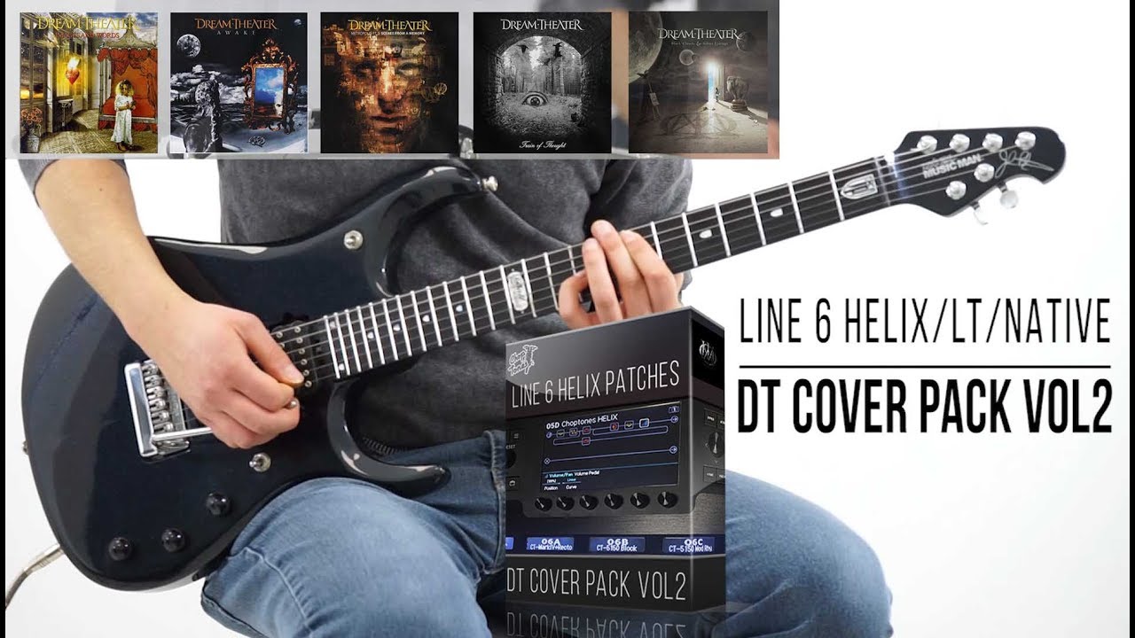 Line 6 Helix / LT / Native / POD Go Patches | DT Cover Pack vol2 | John Petrucci Dream Theater Tones