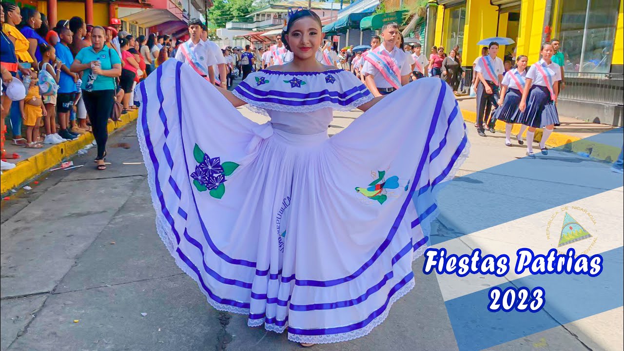Desfile de fiestas patrias en Nicaragua 2023 - Independencia Centro América