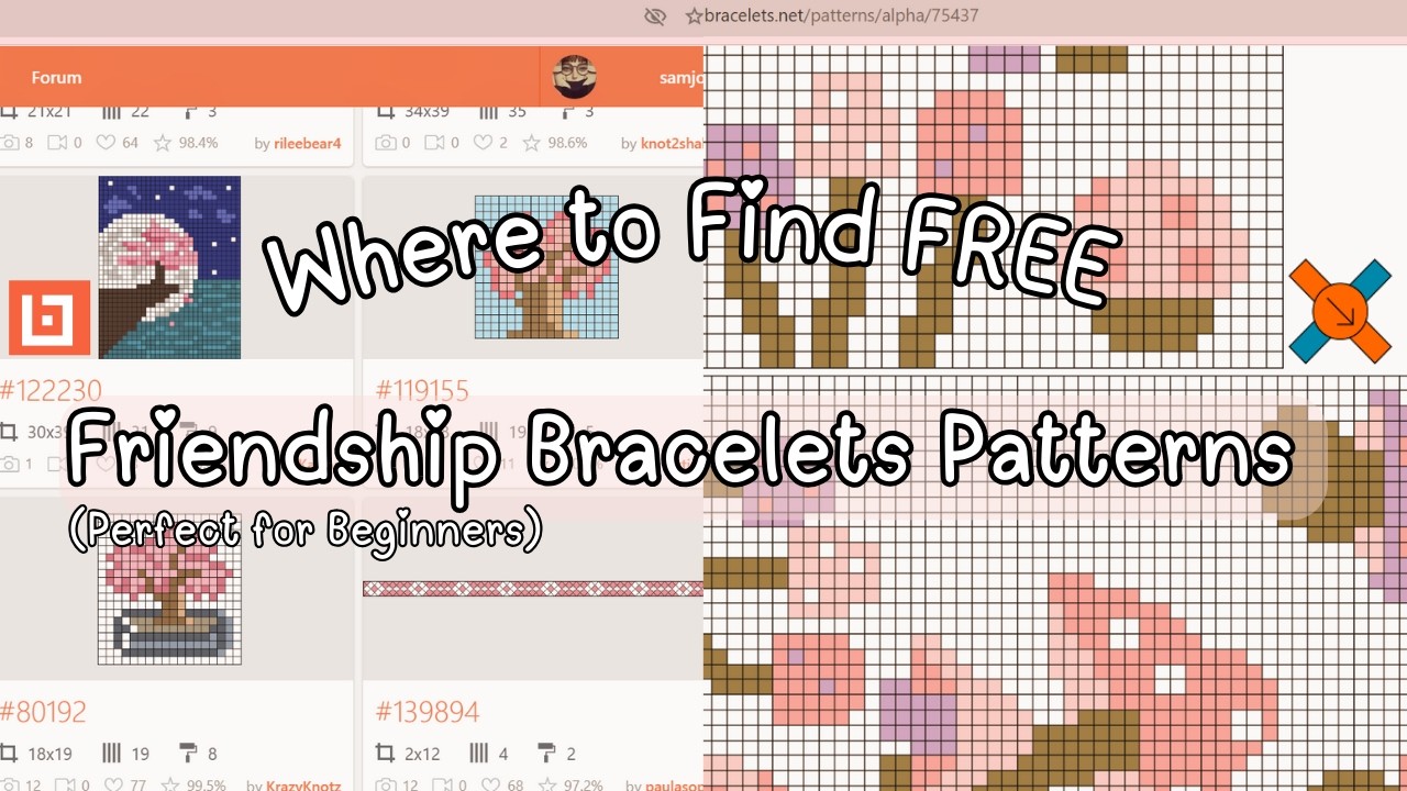Where to Find Free Friendship Bracelet Patterns (Especially for Beginners)