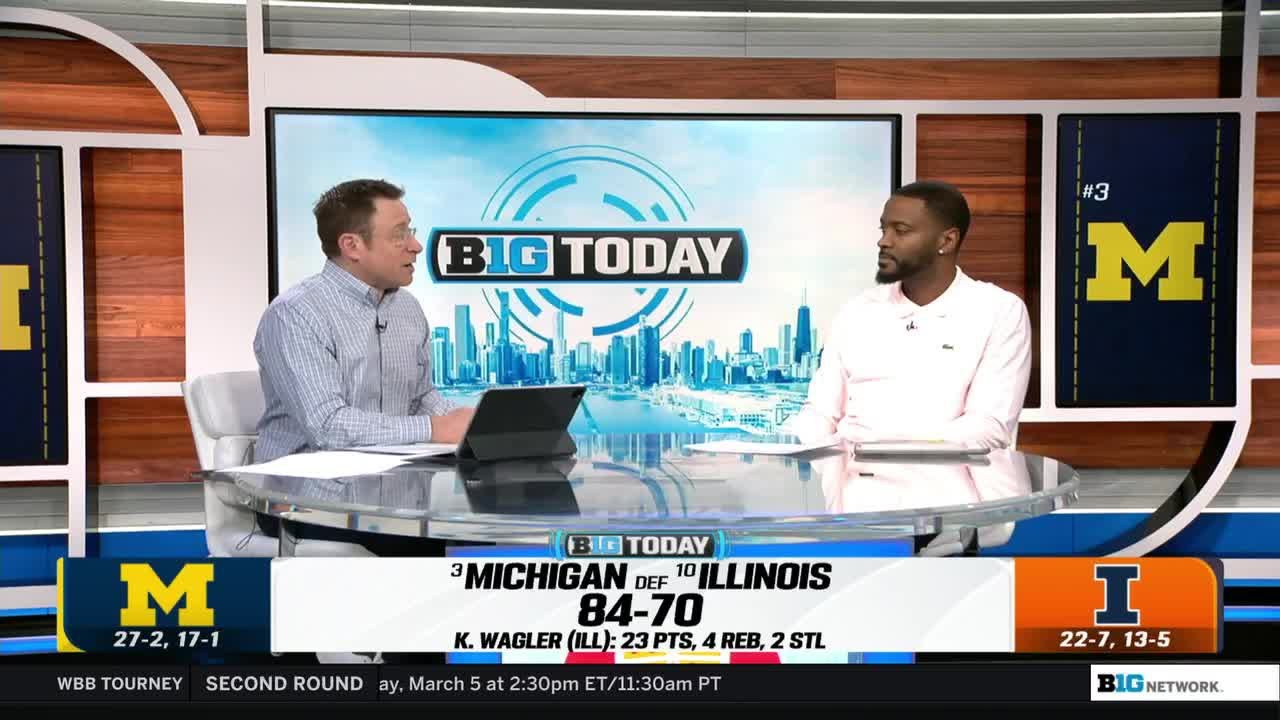 Michigan's Dominance Against Illinois and L.J. Cason's Injury | B1G Today