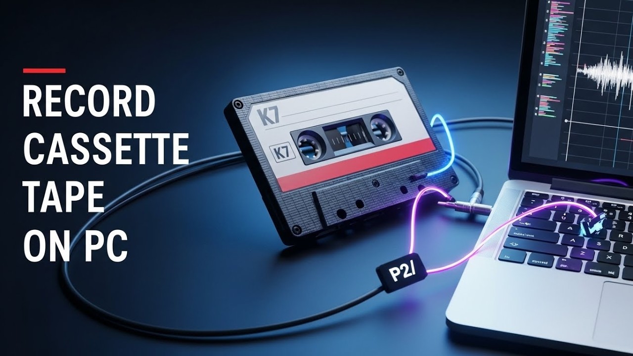 🎧 Como Gravar Áudio de Fita K7 no Computador com Alta Velocidade | Tutorial Rápido e Fácil