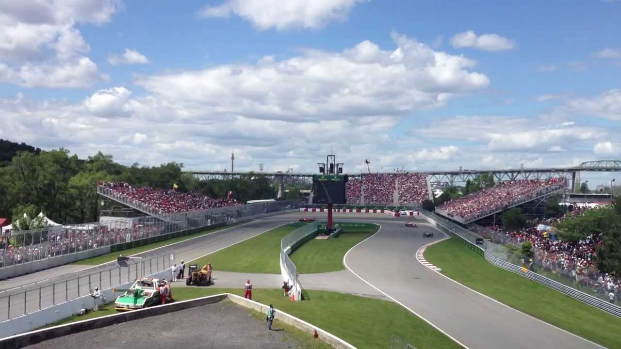 Canadian Grand Prix View from Grandstand 34 - Turn 10
