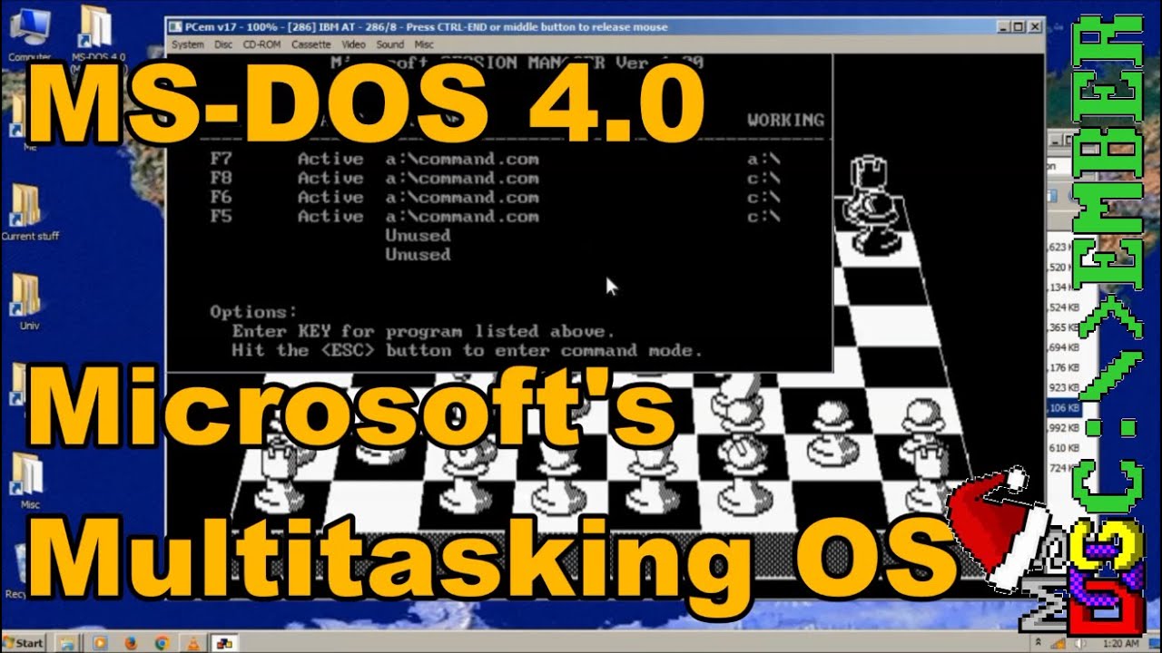 A Look at Microsoft's 1980s Multitasking MS-DOS - #DOScember