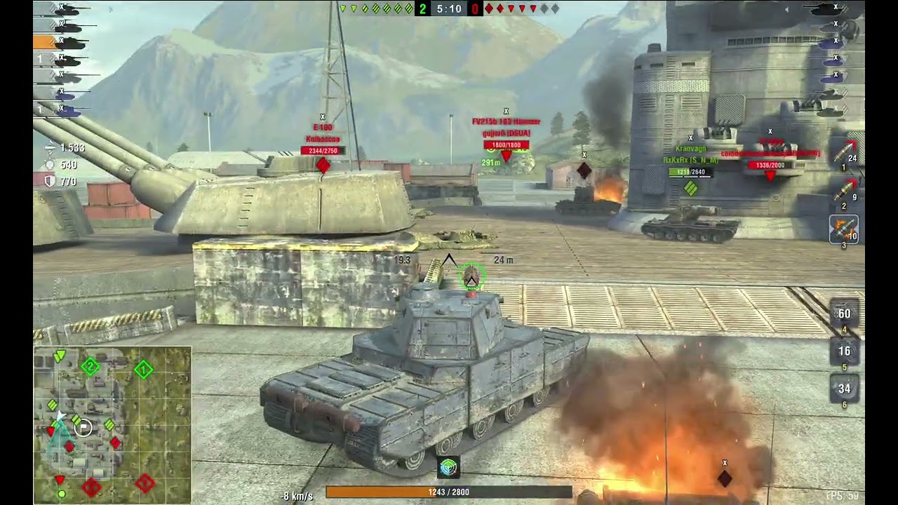 Type 5 Heavy 5k+ DMG Yamato Harbour WOT Blitz