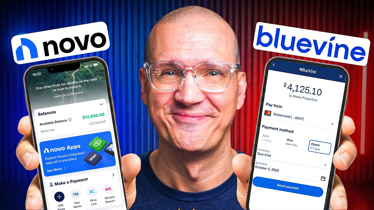 Novo VS Bluevine: Какой из них ЛУЧШИЙ для корпоративного банковского обслуживания?