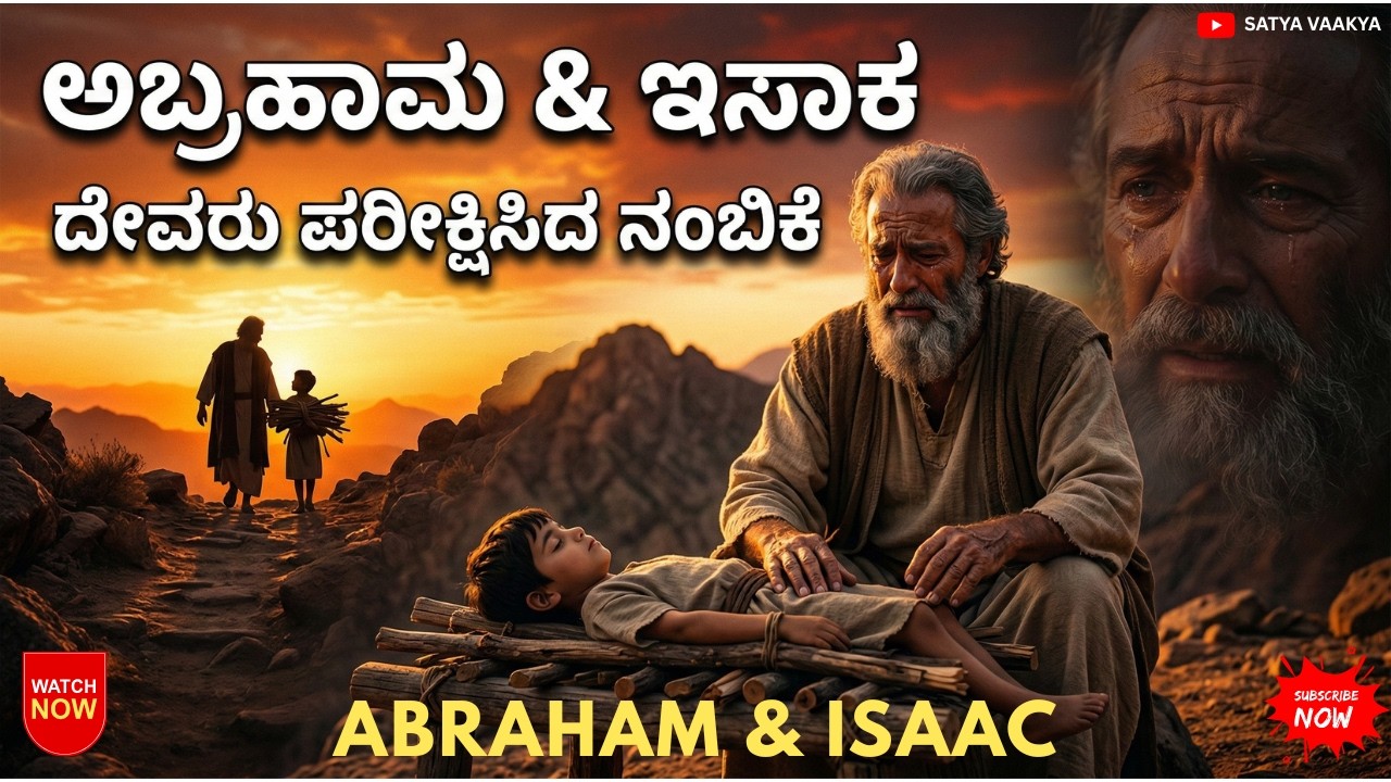 ಅಬ್ರಹಾಮ ಮತ್ತು ಇಸಾಕ: ಯೇಸುವಿನತ್ತ ತೋರಿಸಿದ ಬಲಿ | Abraham & Isaac Cinematic Kannada Bible Story