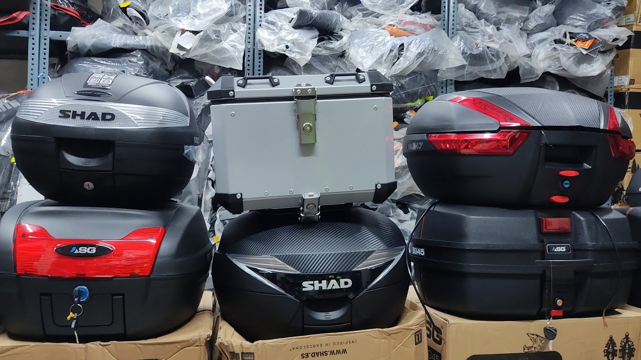 ASG Top Box 28😱Litre All Model Shad Top Box Pioneer box Studds Top Box