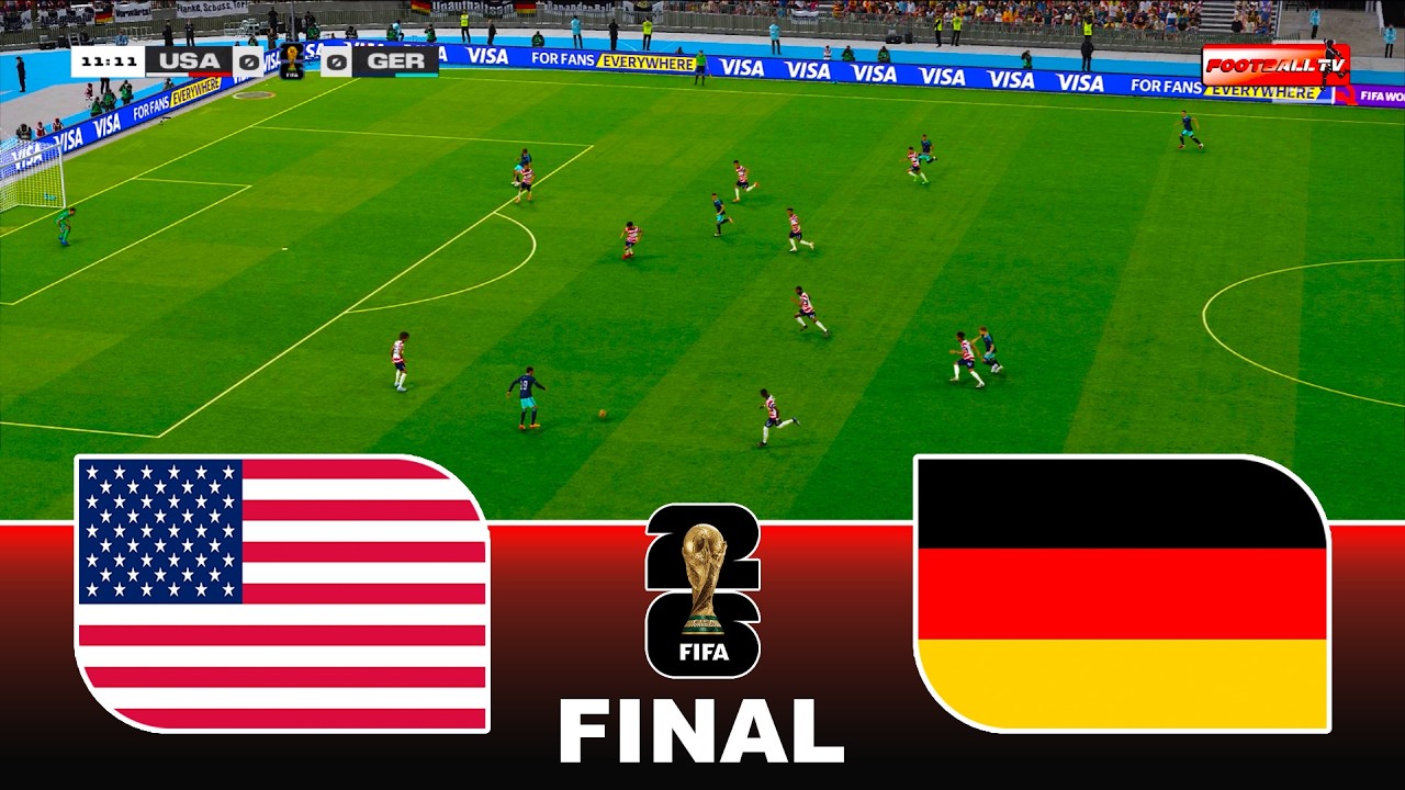 USA vs GERMANY - FIFA WORLD CUP 2026 FINAL | Full Match All Goals | Pes 21 Gameplay