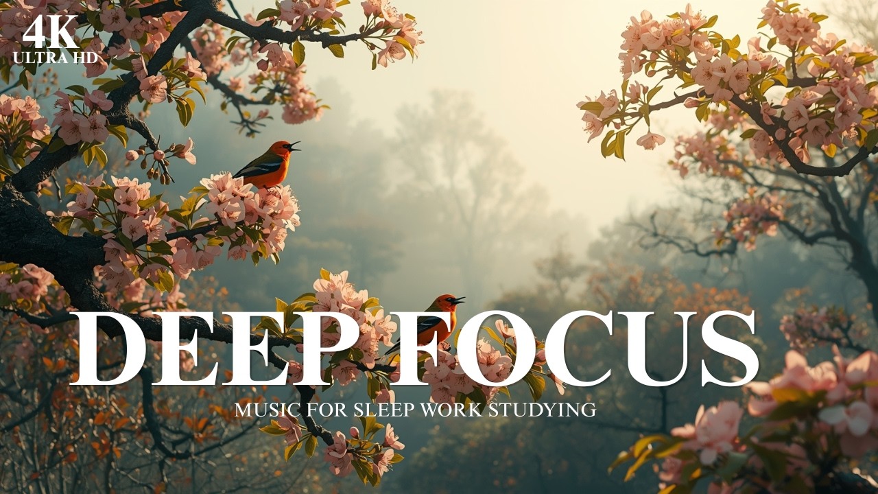 Calm Piano Music with Birds | Nature Ambience for Stress Relief
