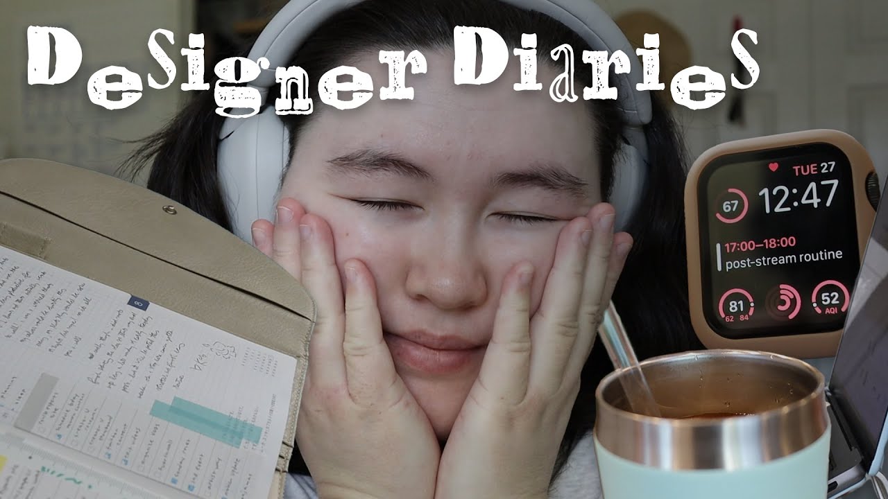 weekly vlog | finishing projects, feeling sleepy [ v1.2]