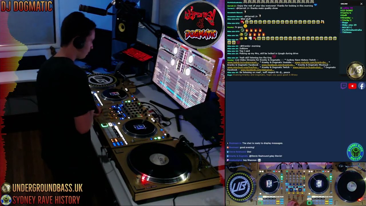 DJ Dogmatic (15 Yrs Old) Old Skool, Hardcore, Rave Undergroundbass UK & Syd Rave Hist 13/01/2026