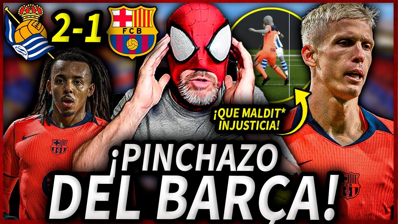 PFFFF😱&iexcl;EL BAR&Ccedil;A PINCHA CONTRA LA REAL SOCIEDAD 2-1 en un PARTIDO CON MUY MALA SUERTE!