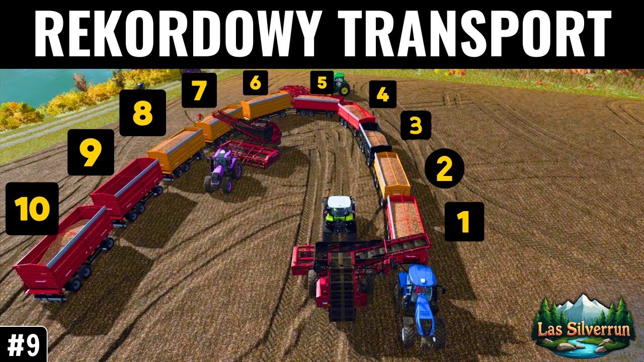 Oni połączyli 10 przyczep w WIELKI POCIĄG 🔥 Las Silverrun #9