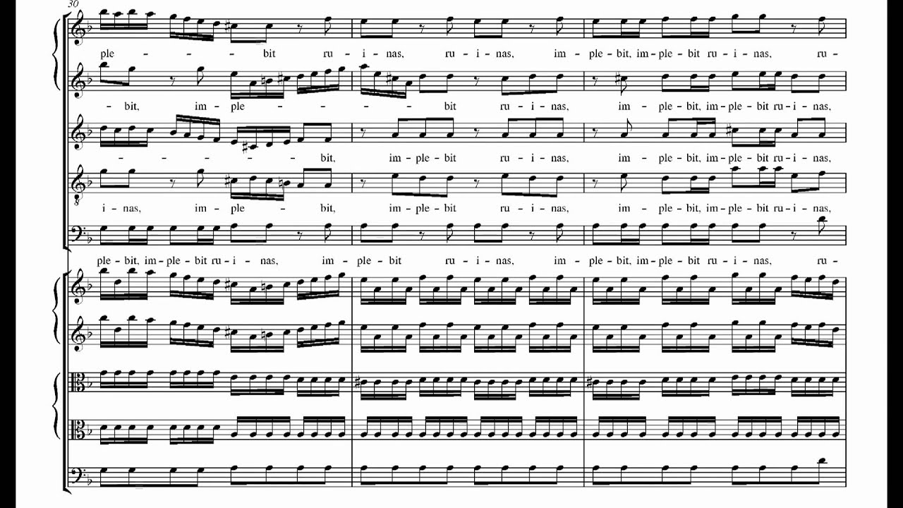 Händel HWV 232-7-8 Judicabit - Conquassabit