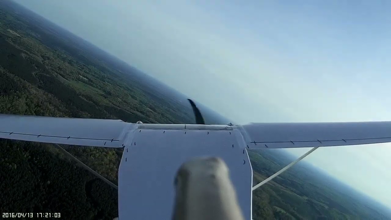 Wittman W10 Tailwind tuft test flight