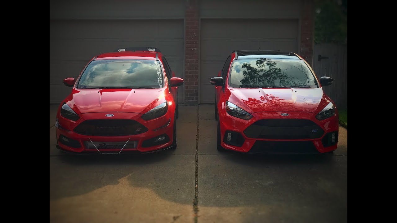 FBO E85 FOCUS ST VS FOCUS RS (CRAZY RACES!)