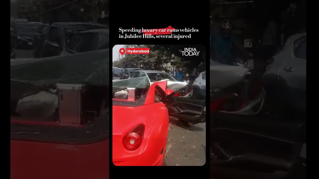 Multiple Injured As Speeding Car Crashes Near Nandamuri Balakrishna&rsquo;s Residence In Jubilee Hills