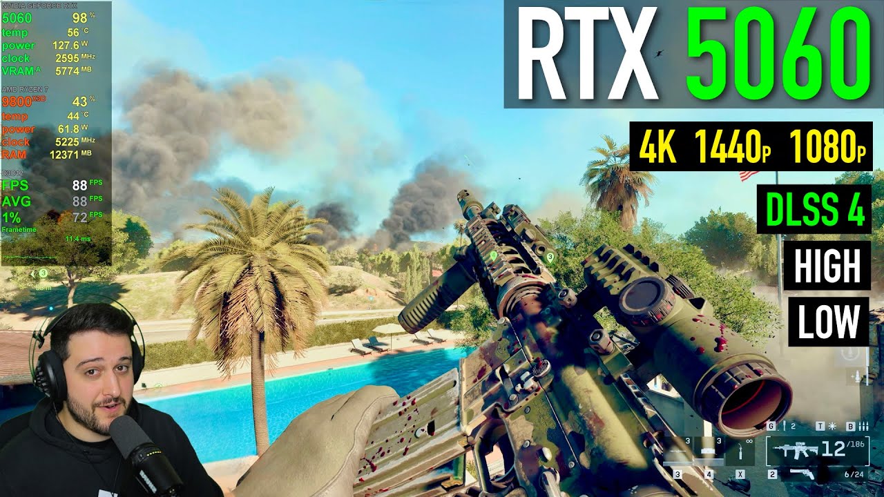 RTX 5060 &mdash; Battlefield 6 &mdash; будут ли 8 ГБ проблемой?