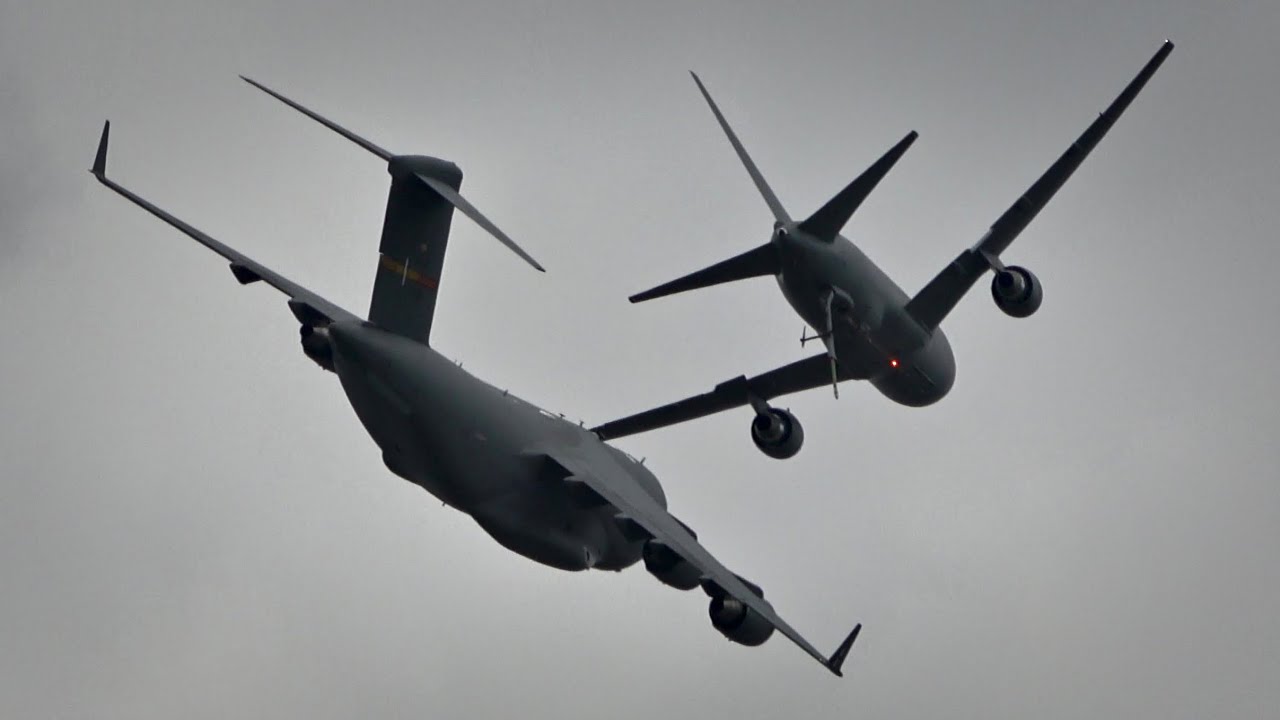 Awesome KC-46 Pegasus and C-17 Globemaster Joint Demo - Abbotsford Airshow 2025