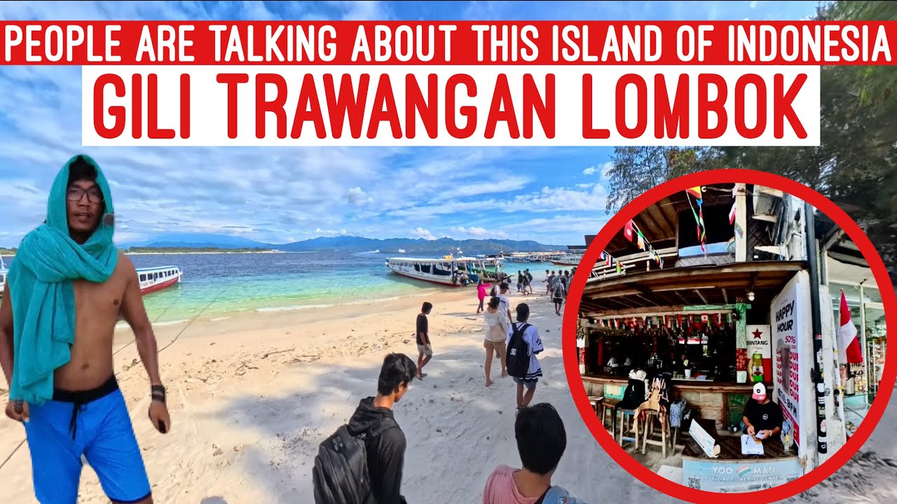 Gili Trawangan is the best tropical island in Lombok Indonesia 