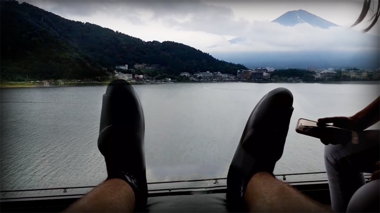 Chillin' next to Mount Fuji