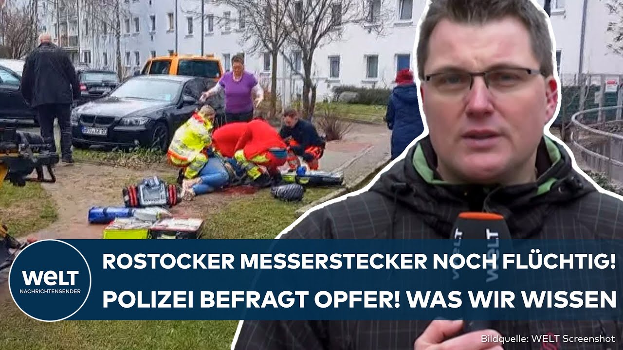 ROSTOCK: Viele Fragen nach versuchtem Femizid! Täter weiter flüchtig! Opfer wird von Polizei befragt