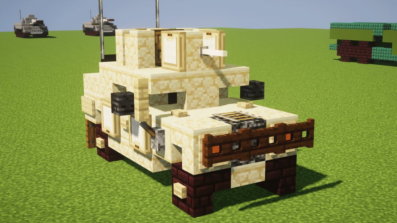 Обучающее видео по Minecraft Humvee HMMWV