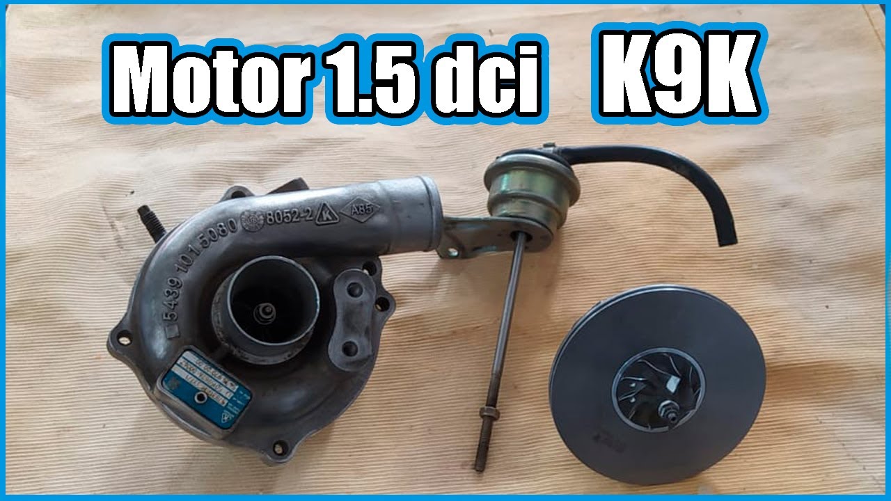Reparación de TURBO. motor 1.5 dci Renault Kangoo, Clio, Logan, Megane