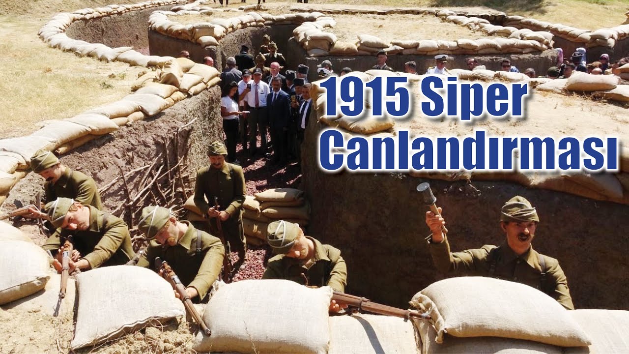1915 Siper Canlandırması-Çanakkale Muharebeleri Sıhhiye Müzesi-Hilal-i Ahmer Hastanesi Canlandı