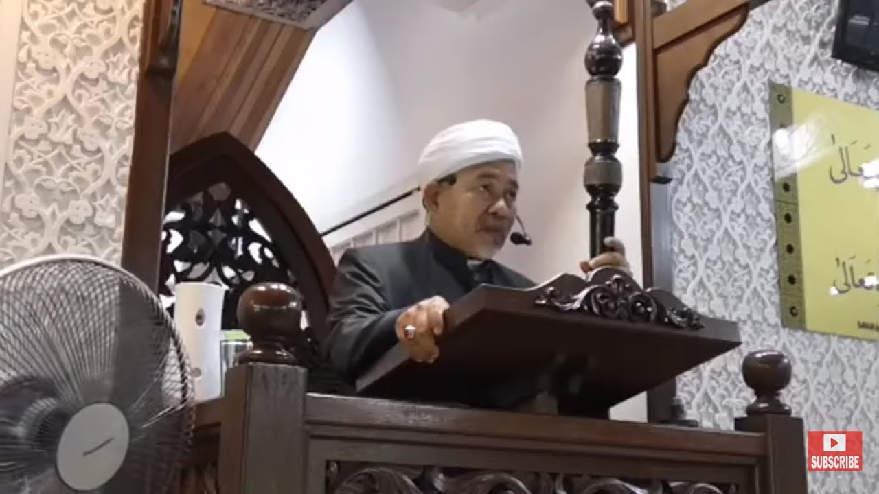 Khutbah Jumaat (13.03.2020) | YB Ustaz Dato' Tuan Ibrahim Tuan Man (Menteri Alam Sekitar)