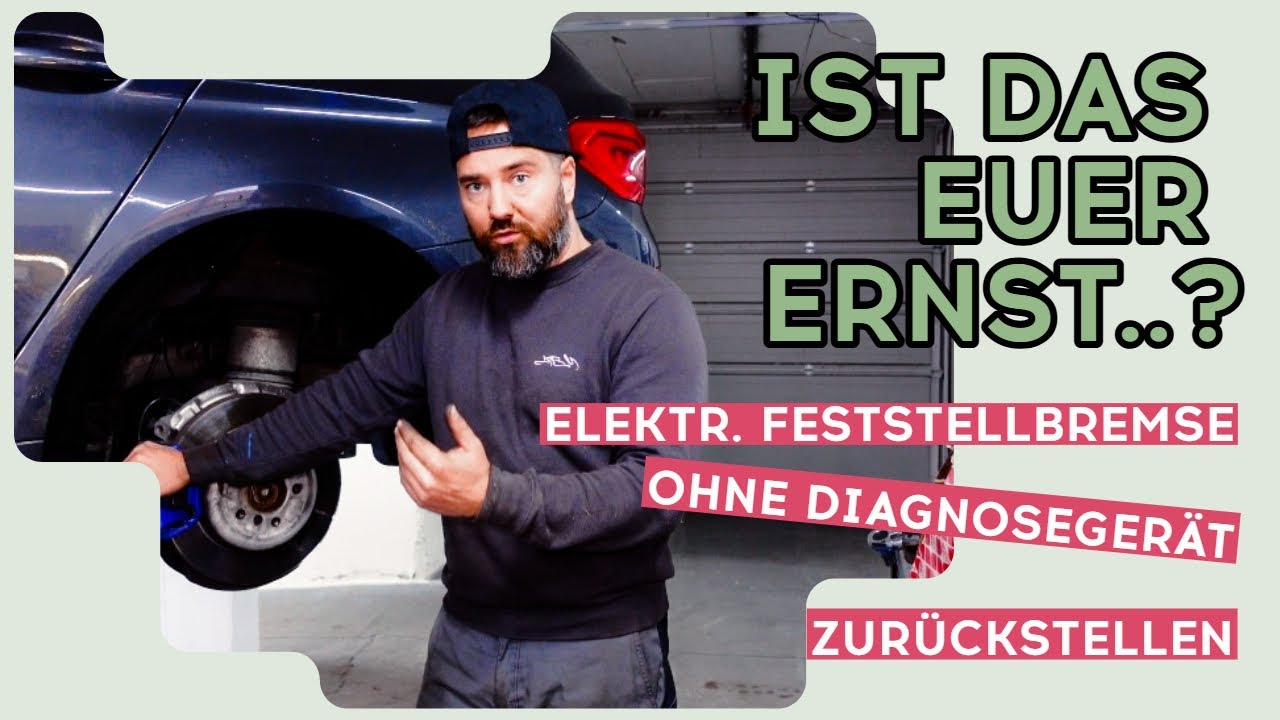 A B M - Elektronische Feststellbremse zurückstellen OHNE Diagnosegerät #autorepair #doityourself