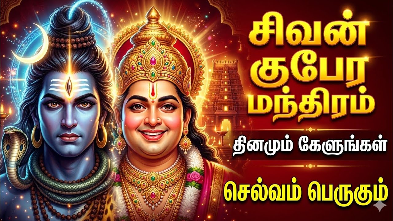 சிவன் குபேர மந்திரம் | தினமும் கேளுங்கள் செல்வம் பெருகும் | Shiva Kubera Mantram