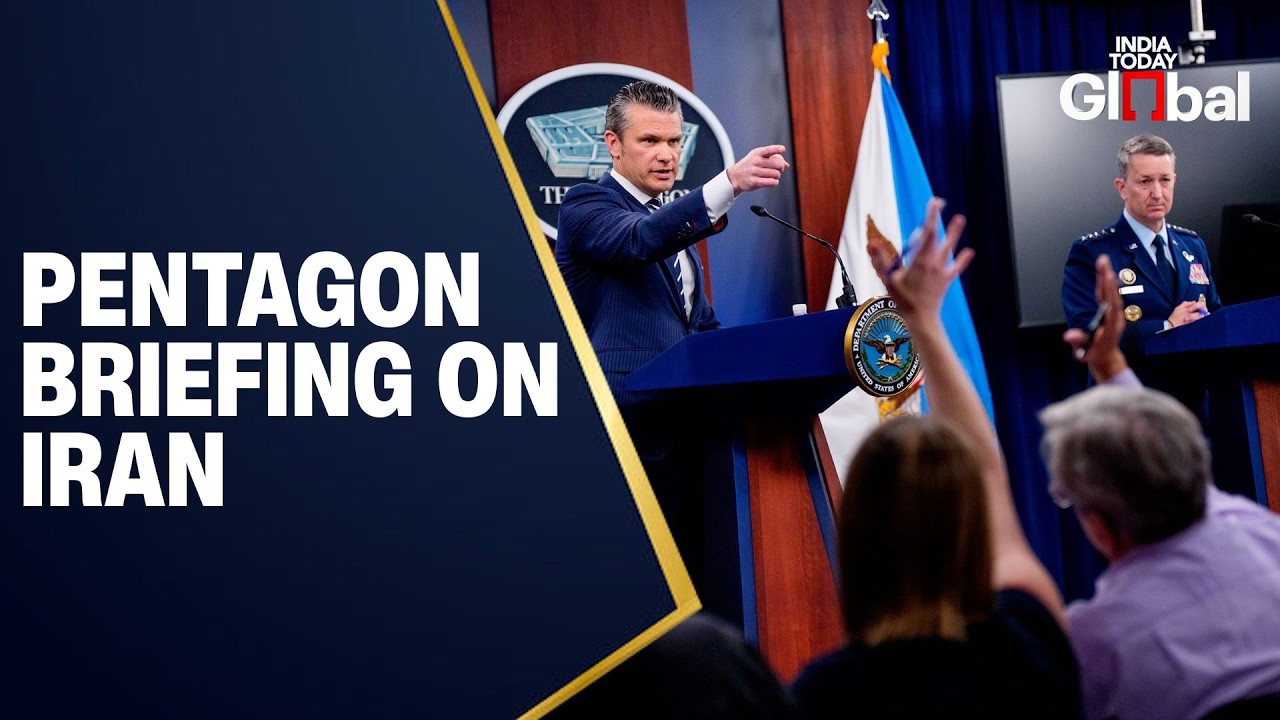 LIVE: Hegseth & Gen. Caine Pentagon Briefing on US-Iran Conflict