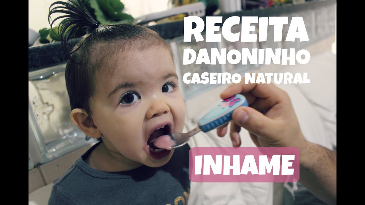 DANONINHO SAUDÁVEL PARA BEBÊ - INHAME E MORANGO