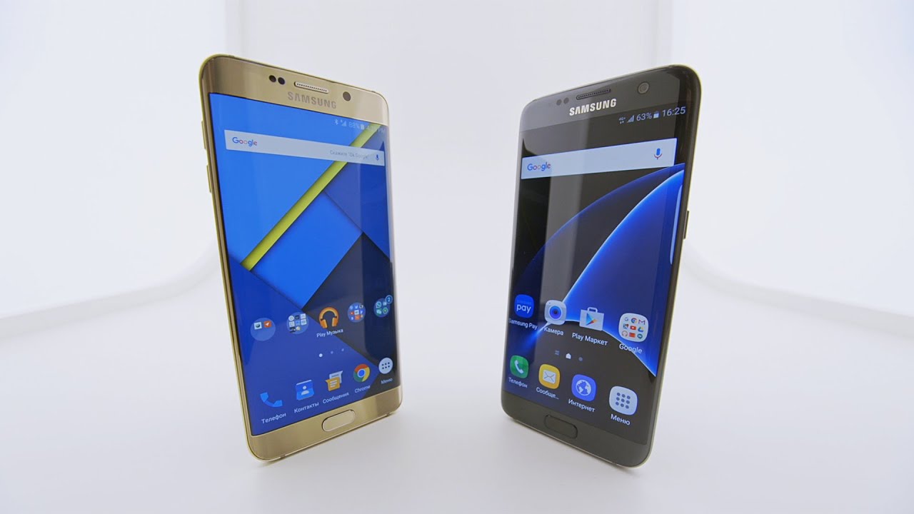 Обзор Galaxy S7 Edge и сравнение с S6 Edge+