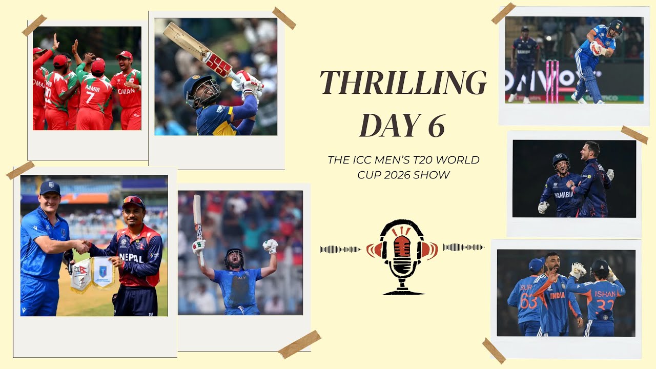 🚨 The ICC Men's T20 World Cup 2026 Show | Sri Lanka, Italy & India Romp To Wins | Day 6 - Review