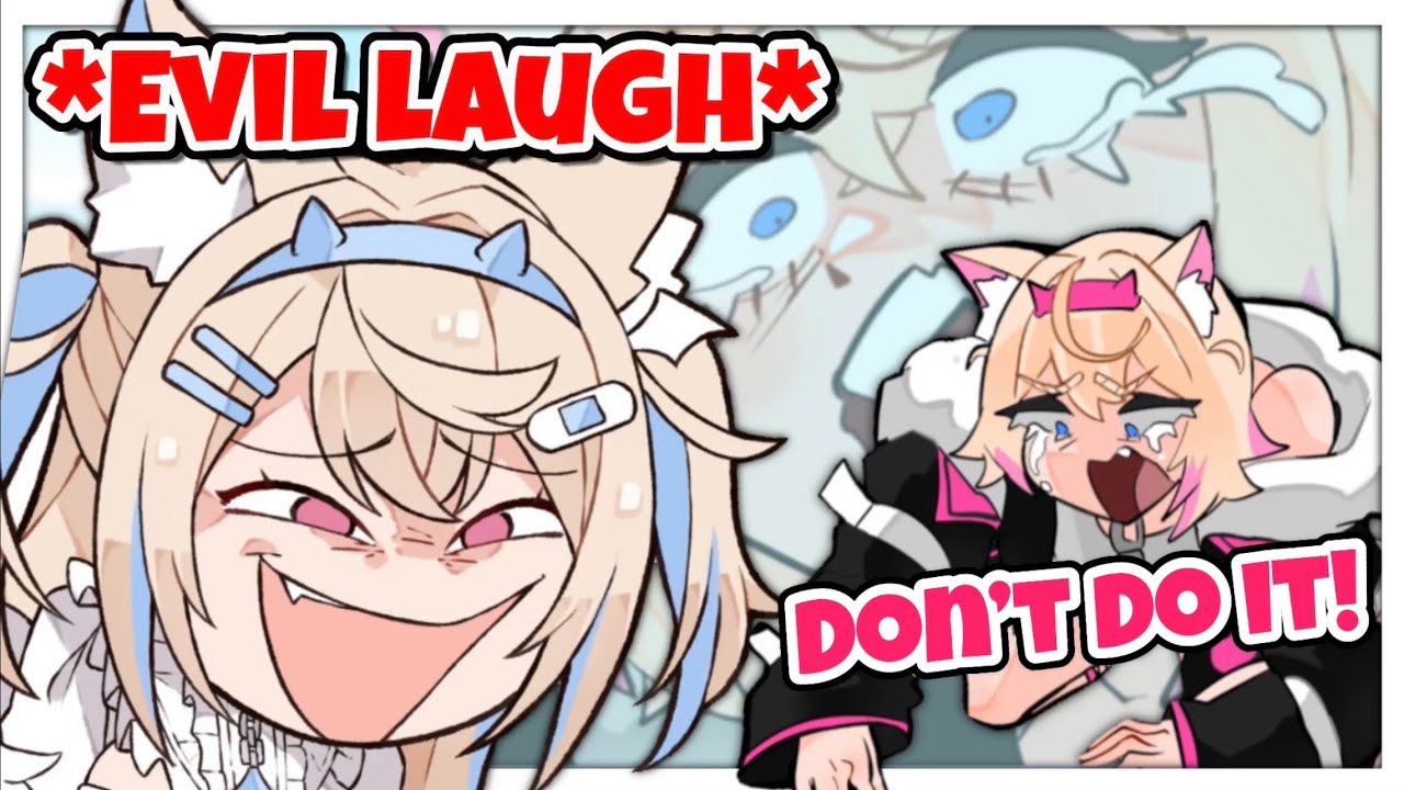 Fuwawa THE EVIL SISTER Bullies Mococo in Mario Kart
