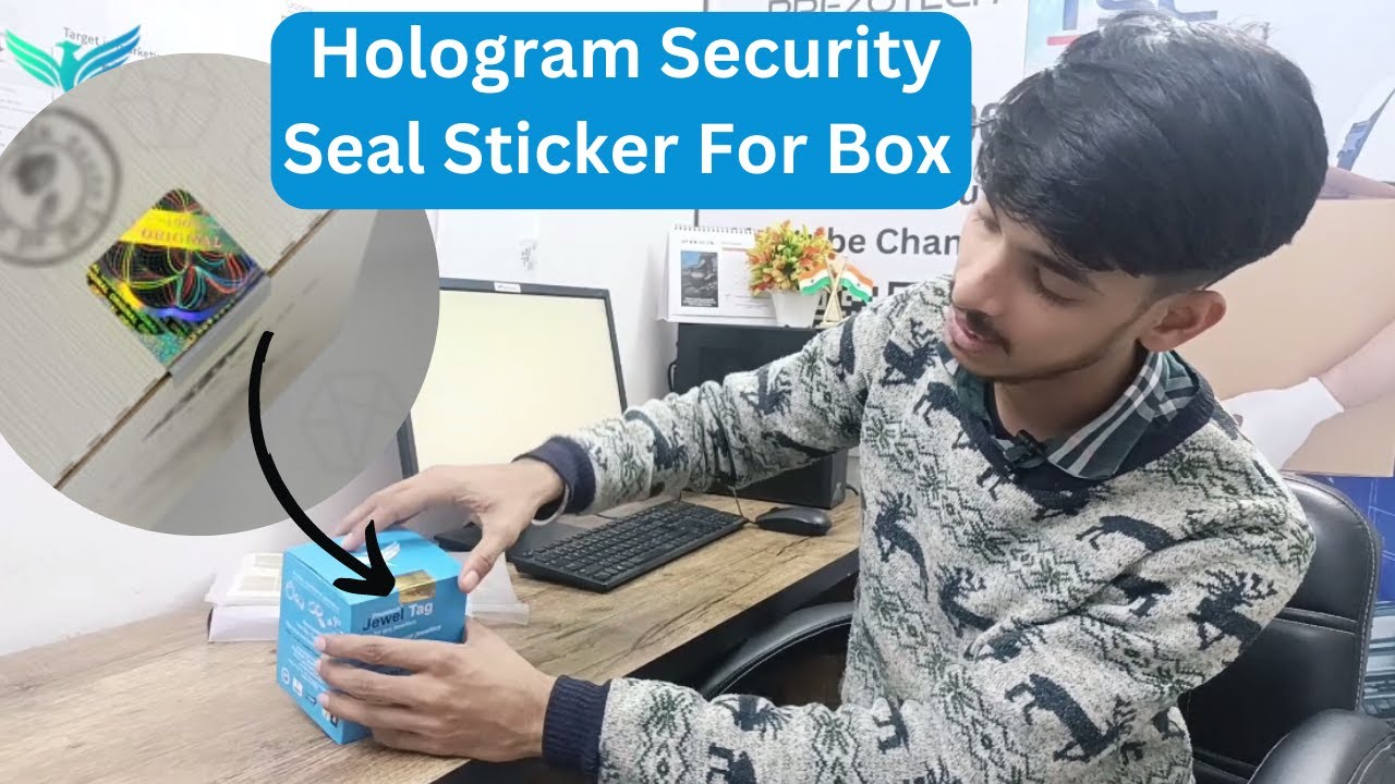 Hologram Security Seal Sticker For Box |