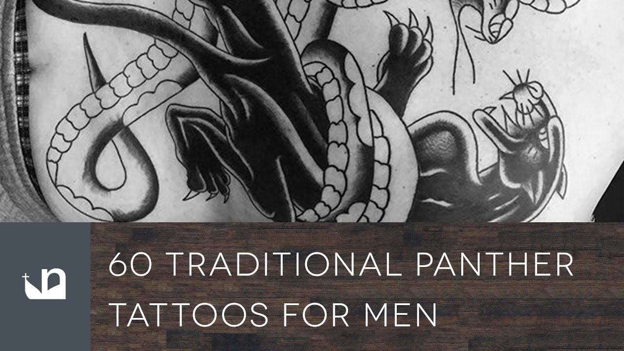 60 Traditional Panther Tattoos For Men