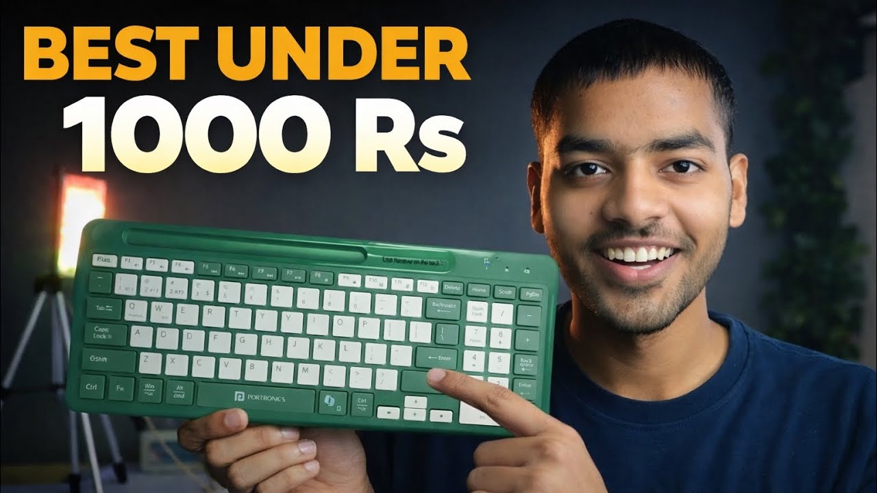 Best Bluetooth Keyboard Under ₹1000 || Portronics Bubble Square Honest Review 