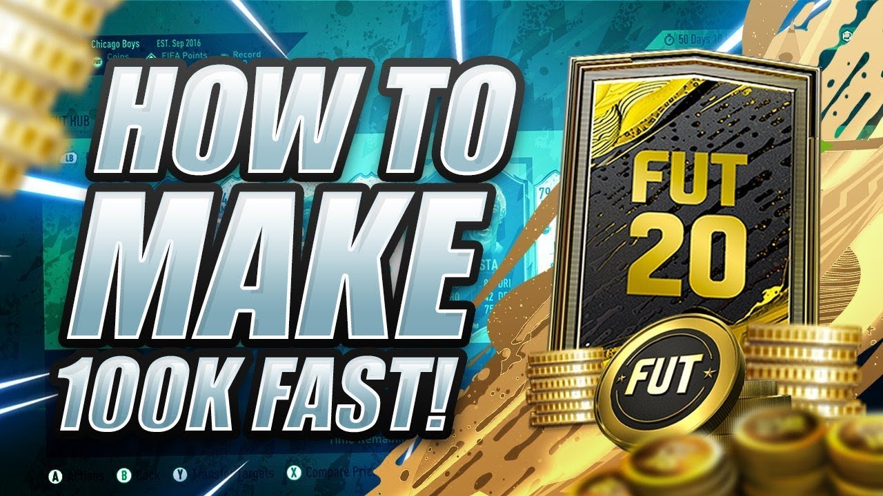HOW TO MAKE 100,000 COINS IN FIFA 20! Easiest and Fastest Way To Make 100k?!