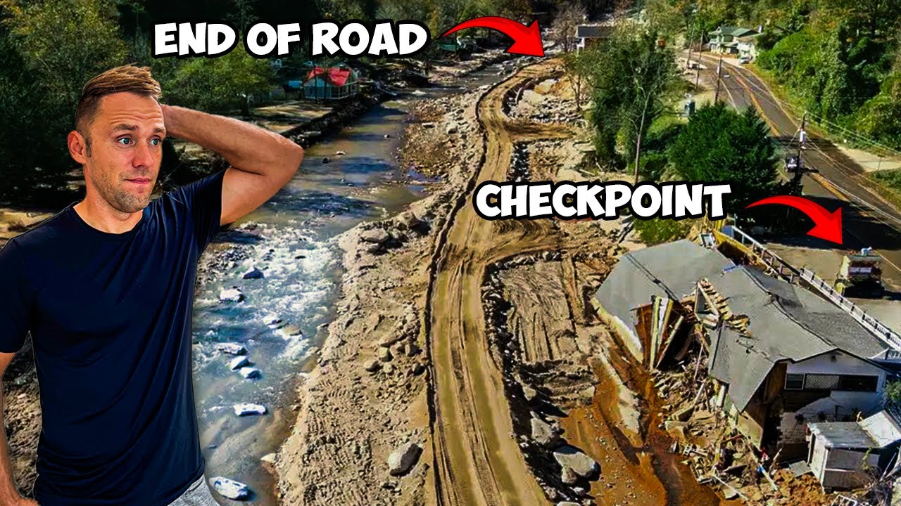 I Went Back to CHIMNEY ROCK NC - 46 Days After Hurricane Helene #heleneupdate